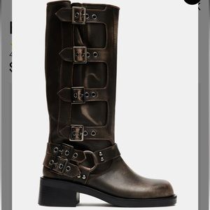 Steve Madden ROCKY BROWN DISTRESSED boot
